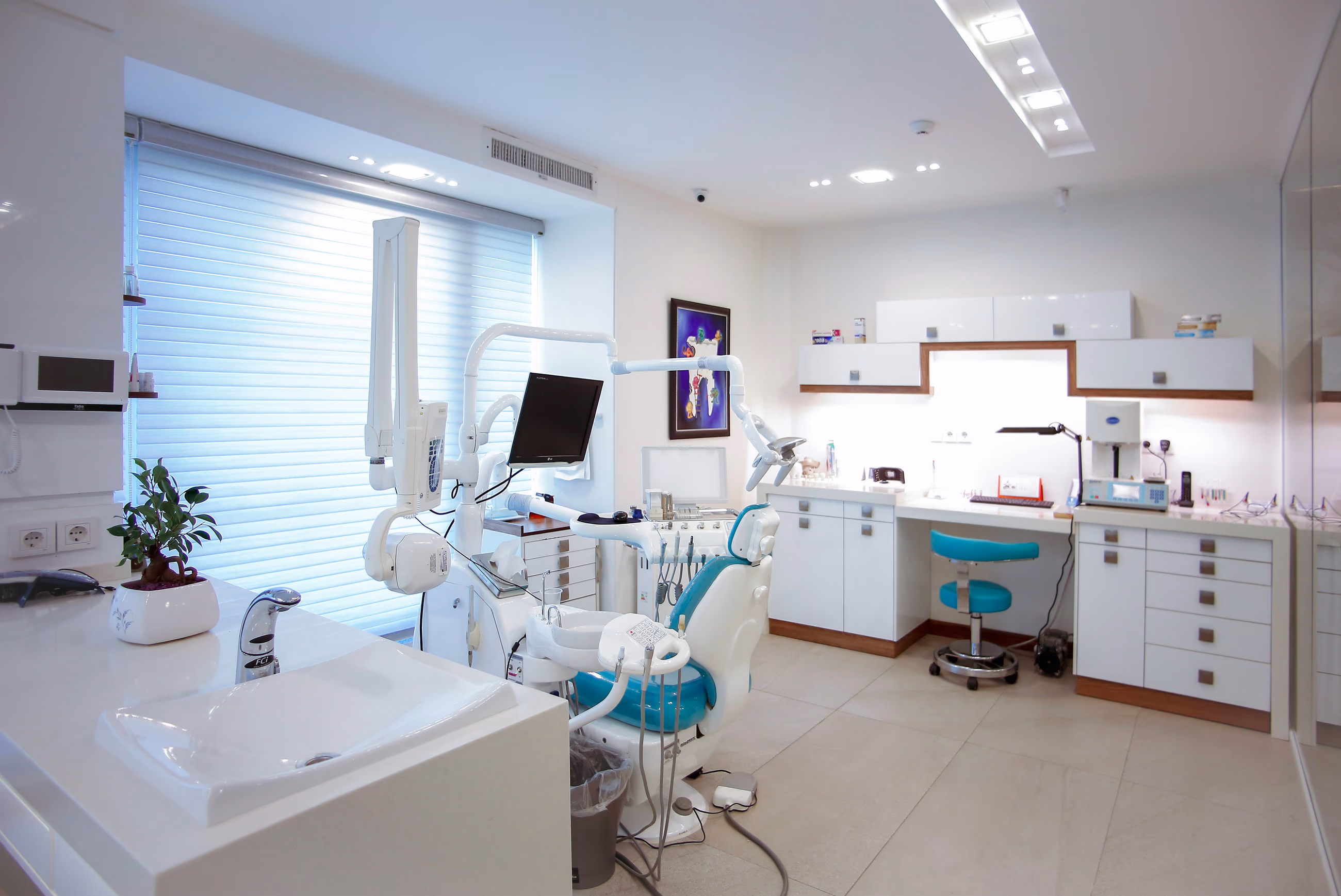 A modern dental operatory, ready for the next patient