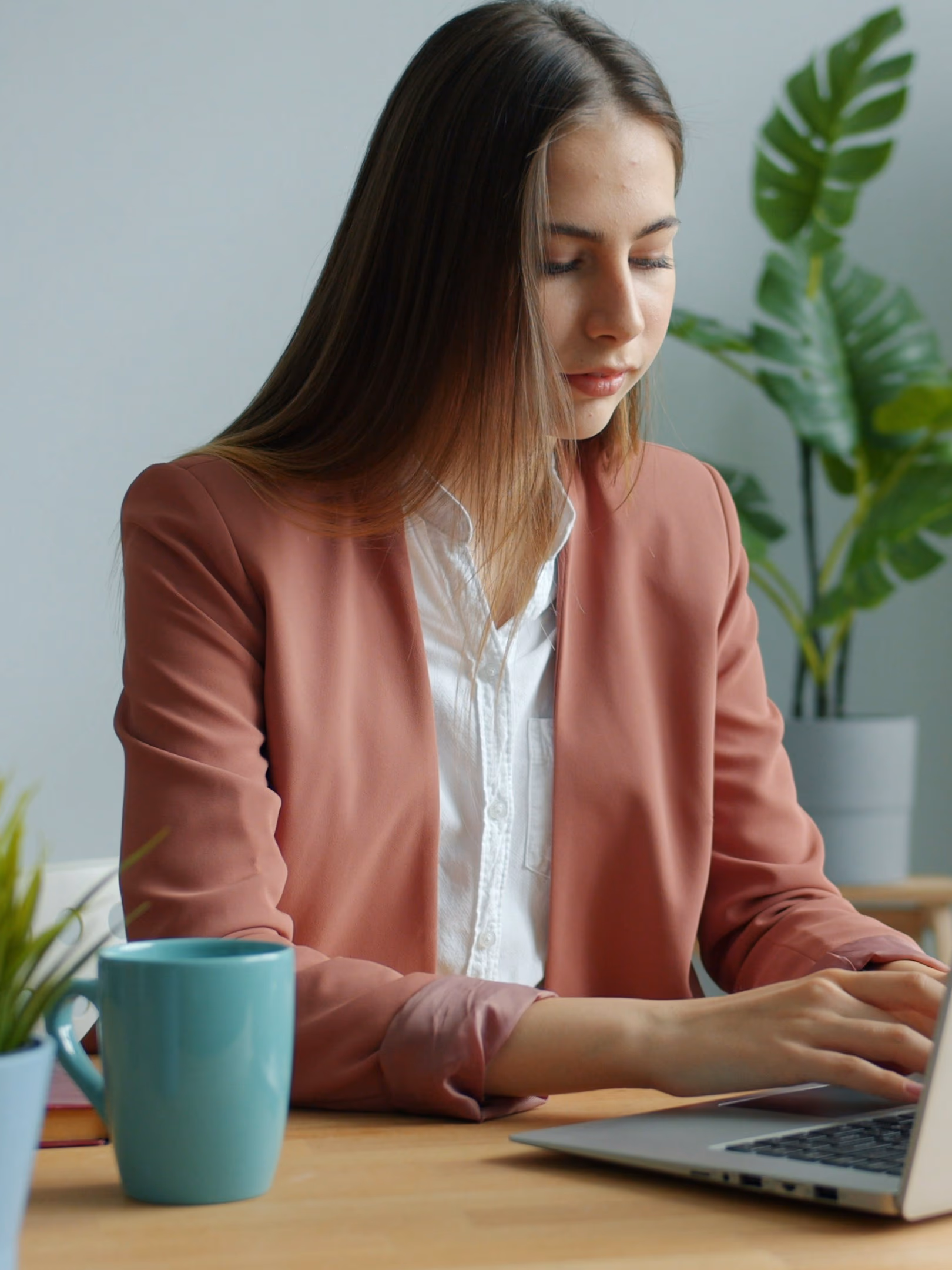 A remote admin working at a secured workstation